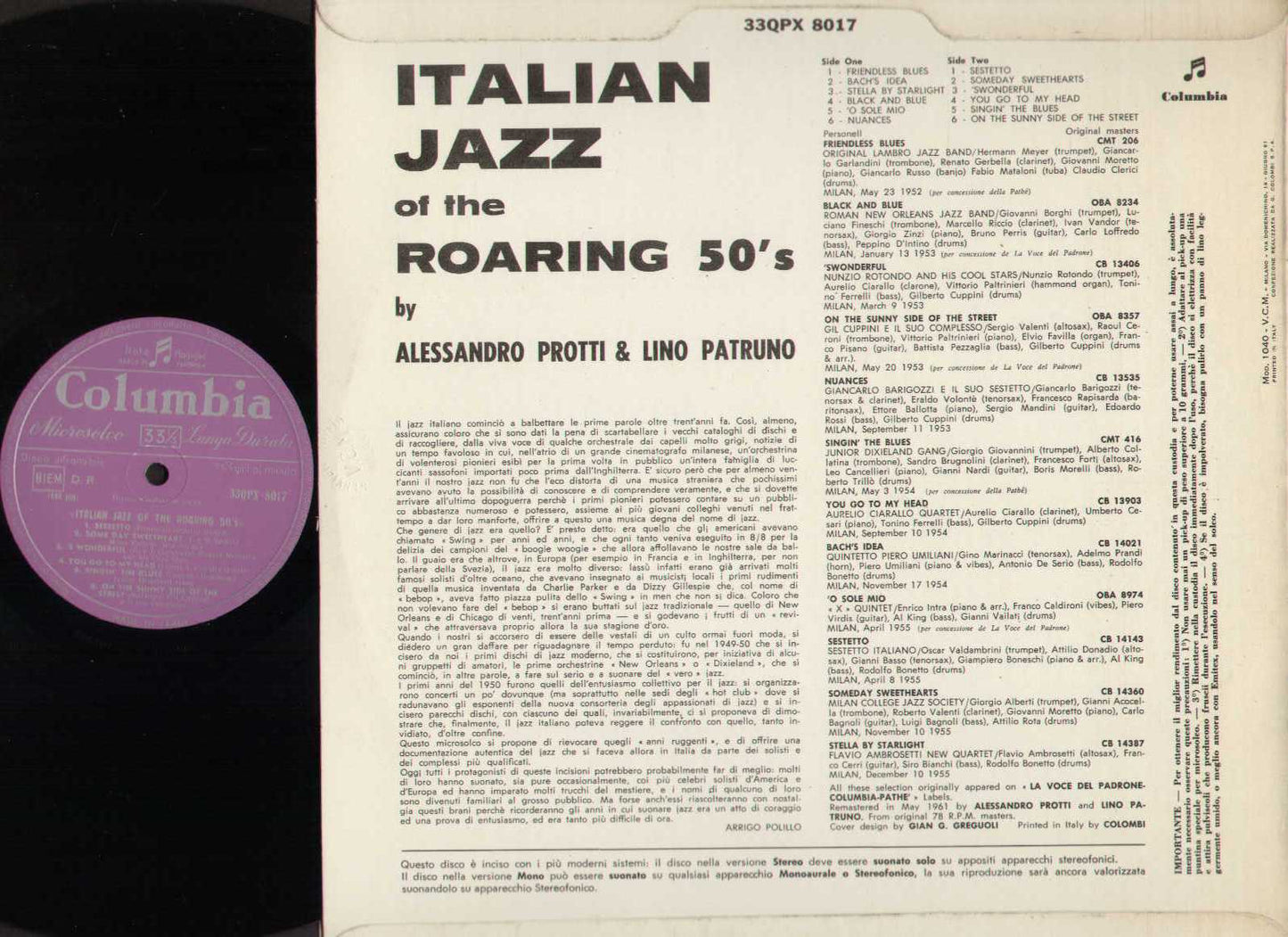 Italian Jazz Of The Roaring 50S
