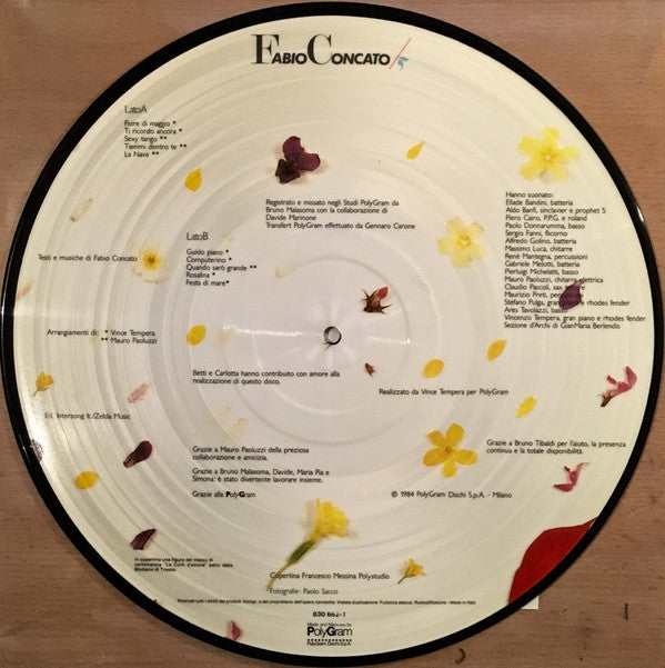 Fabio Concato Limited Edition Picture Disc
