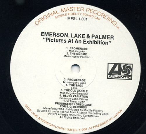 Pictures At An Exhibition Original Master Recording