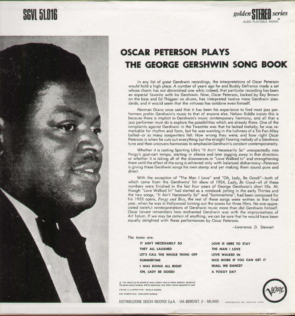 Plays The George Gershwin Song Book
