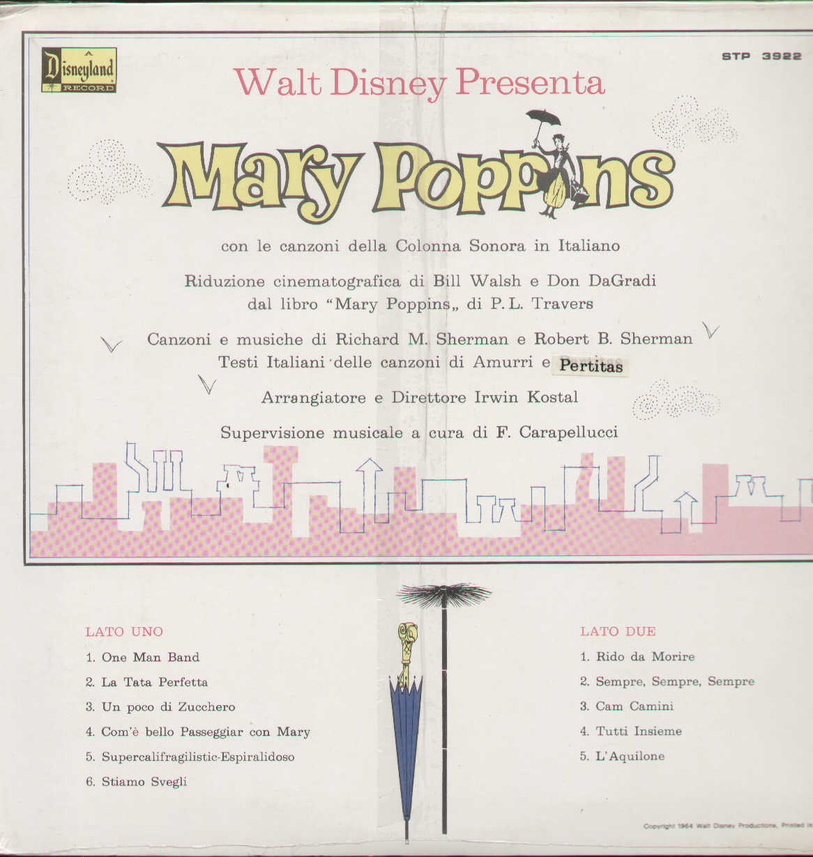 La Storia E Le Canzoni Di Mary Poppins