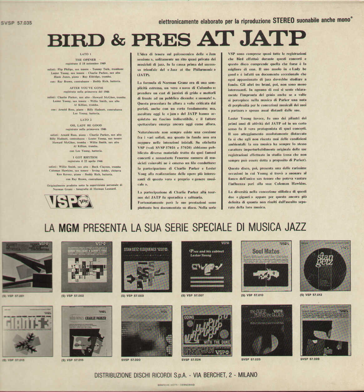 Bird & Pres At Jatp