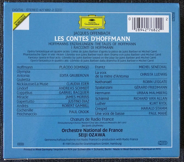 Les Contes D'Hoffmann boxset 2cd