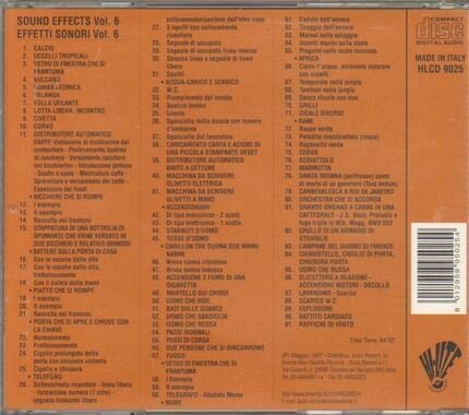 Sound Effects 6 - Effetti Sonori Vol. 6