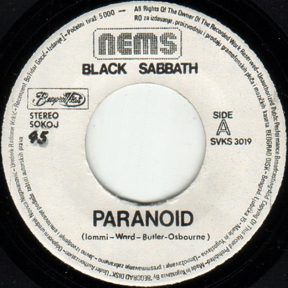 Paranoid / Snowblind