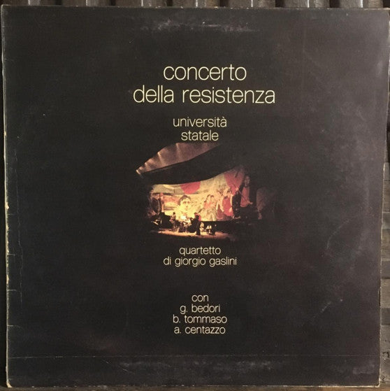 Concerto Della Resistenza Universitá Statale
