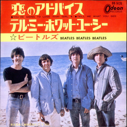 You're Going To Lose That Girl / Tell Me What You See japan