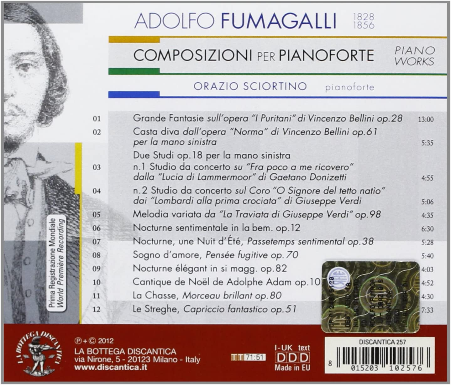 Composizioni Per Pianoforte Piano Works