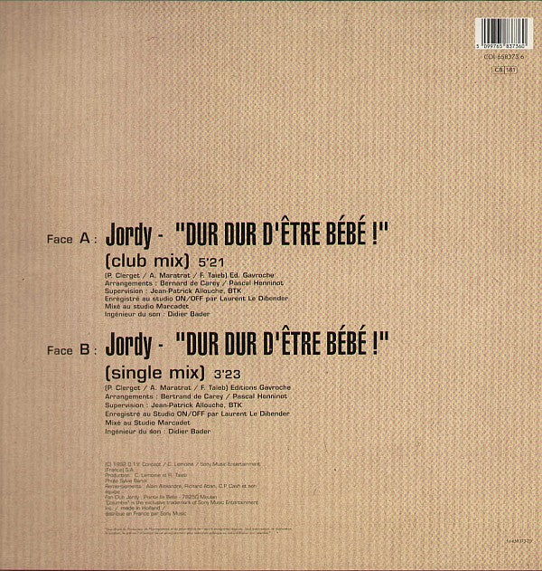 Dur Dur D'etre Bebe