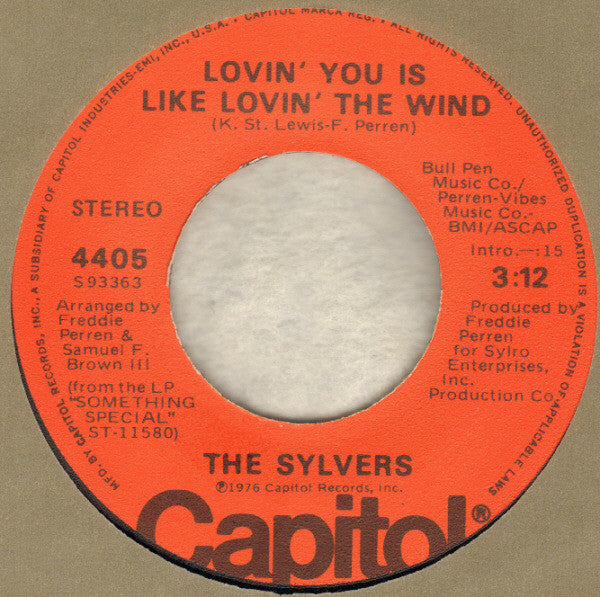 Lovin' You Is Like Lovin' The Wind / High School Dance