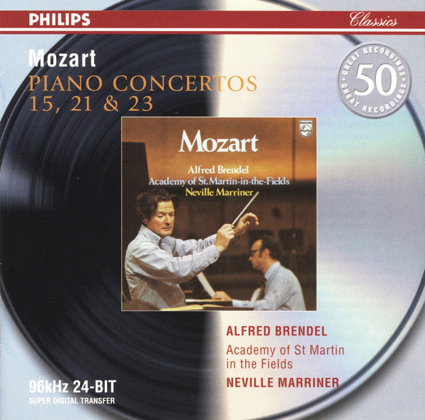 Piano Concertos 15, 21 & 23