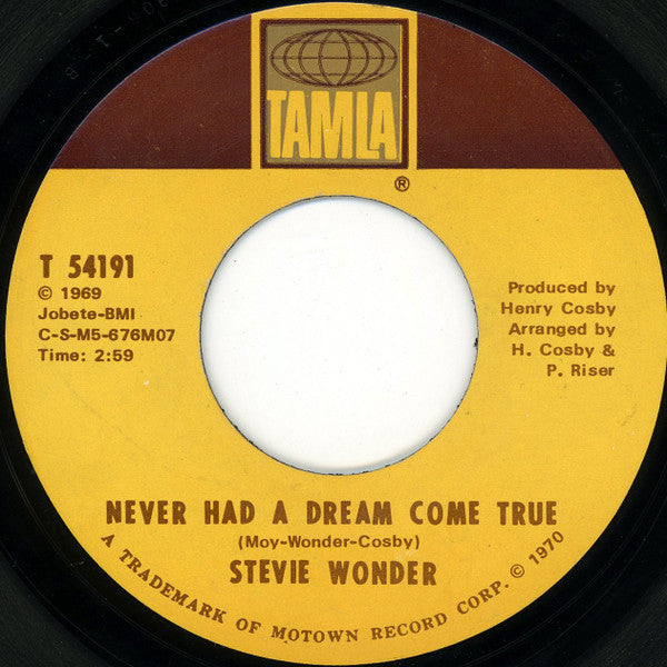 Never Had A Dream Come True / Somebody Knows, Somebody Cares