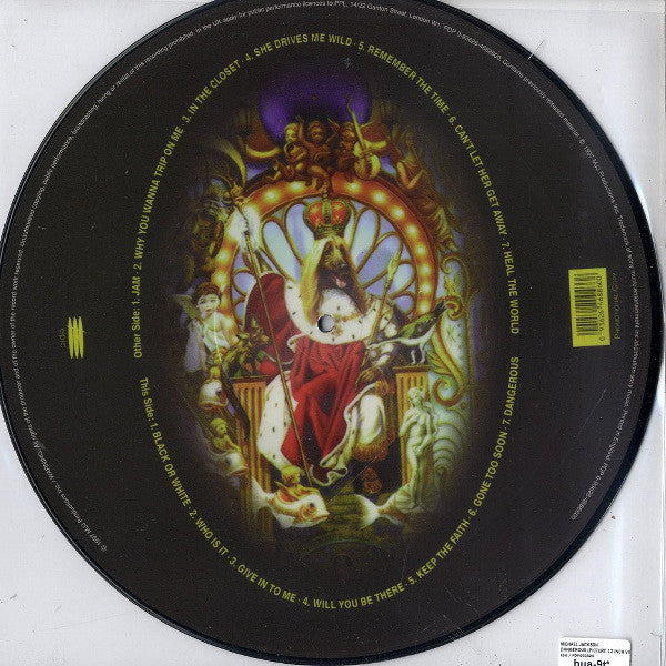 Dangerous  Picture Disc