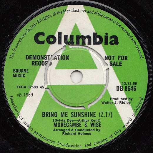 Bring Me Sunshine / Just Around The Corner