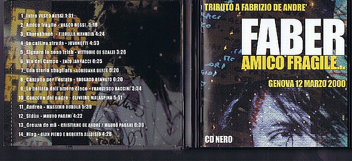 Faber Amico Fragile Tributo A Fabrizio De Andrè