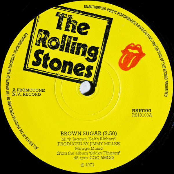 Brown Sugar / Bitch / 	Let It Rock