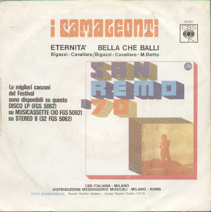 Eternità / Bella Che Balli