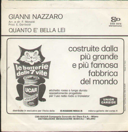 Quanto È Bella Lei / Dopo L'amore