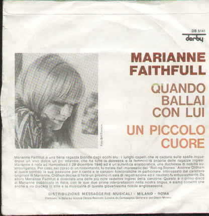 Quando Ballai Con Lui / Un Piccolo Cuore