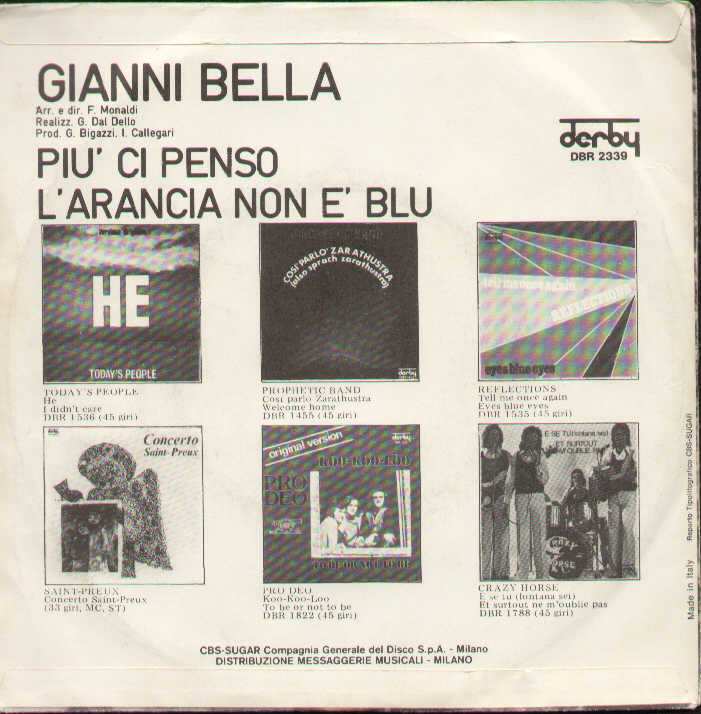 Più Ci Penso / L'arancia Non È Blu