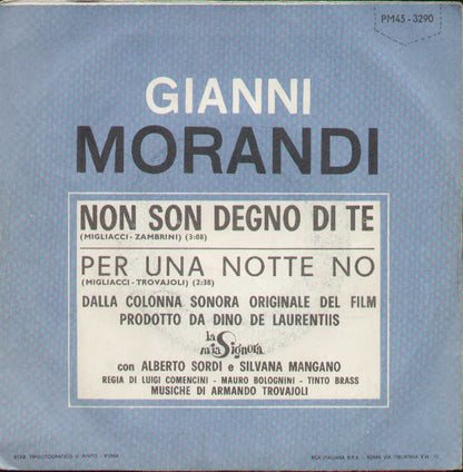 Non Son Degno Di Te / Per Una Notte No