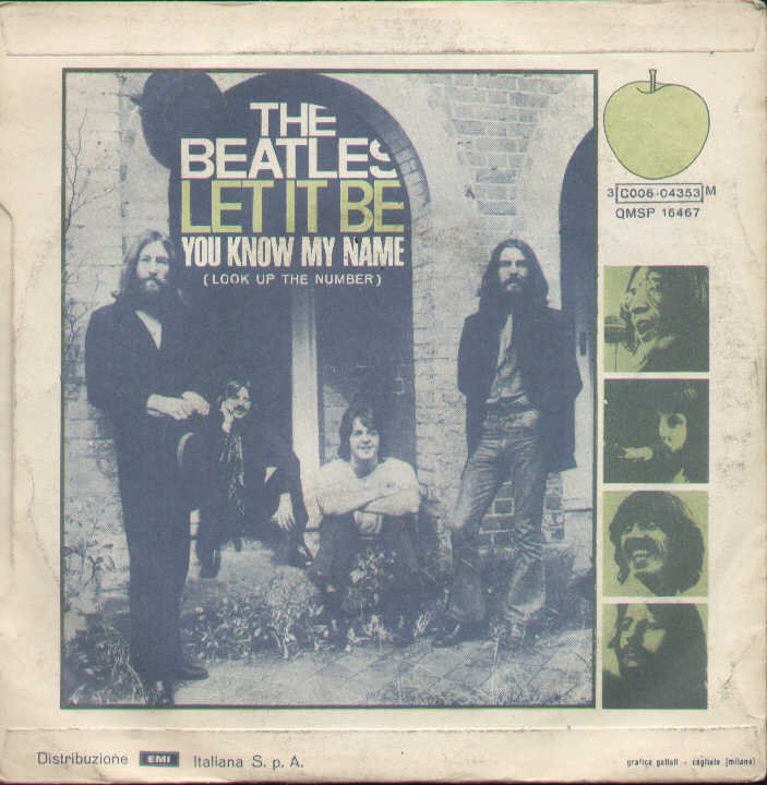 Let It Be / You Know My Name Look Up The Number