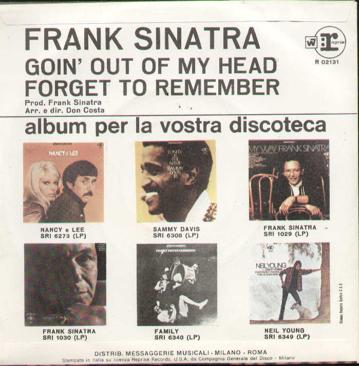Goin Out Of My Head / Forget To Remember