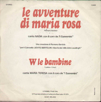 Le Avventure Di Mariia Rosa / W Le Bambine