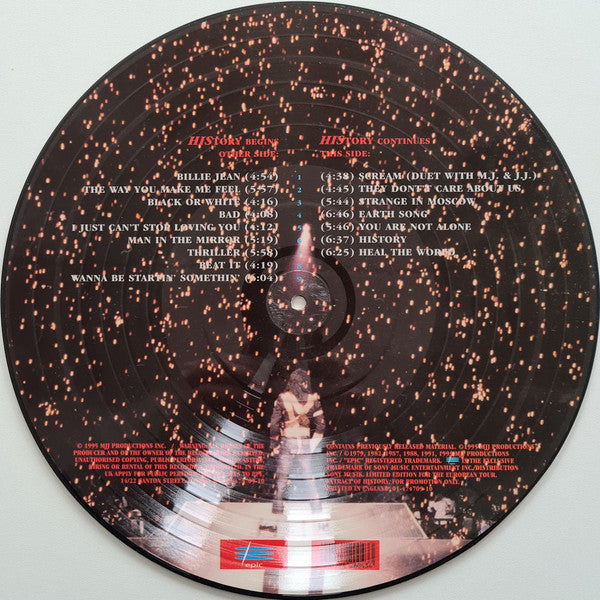 HIStory Past Present And Future Book I Limited Edition Picture Disc