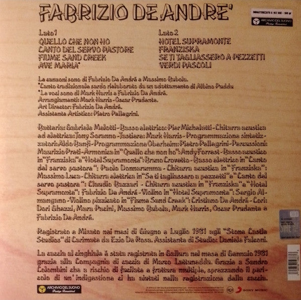 Fabrizio De André - Indiano