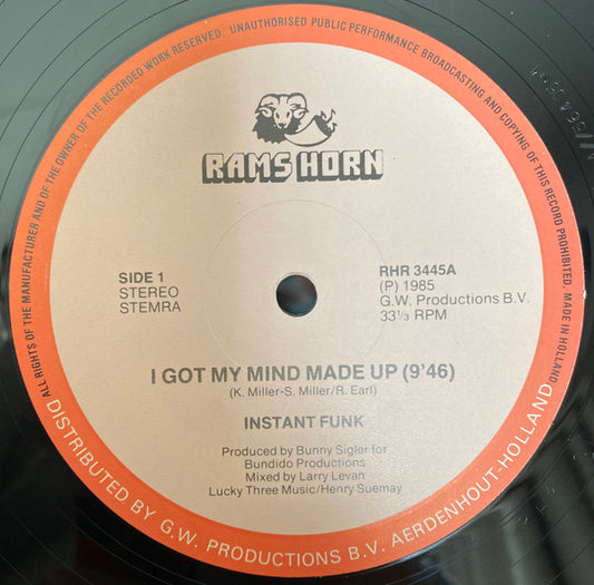 I Got My Mind Made Up / This Will Be A Night To Remember