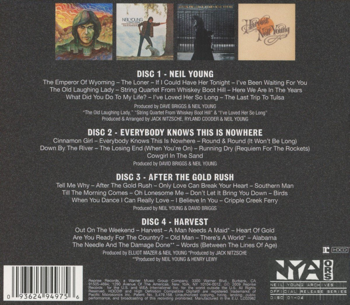Official Release Series Discs 1-4 Boxset Hdcd