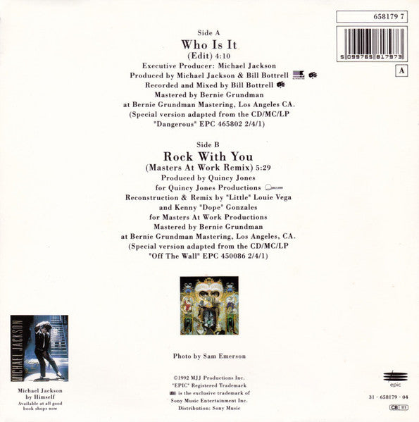 Who Is It / Rock With You Limited Edition