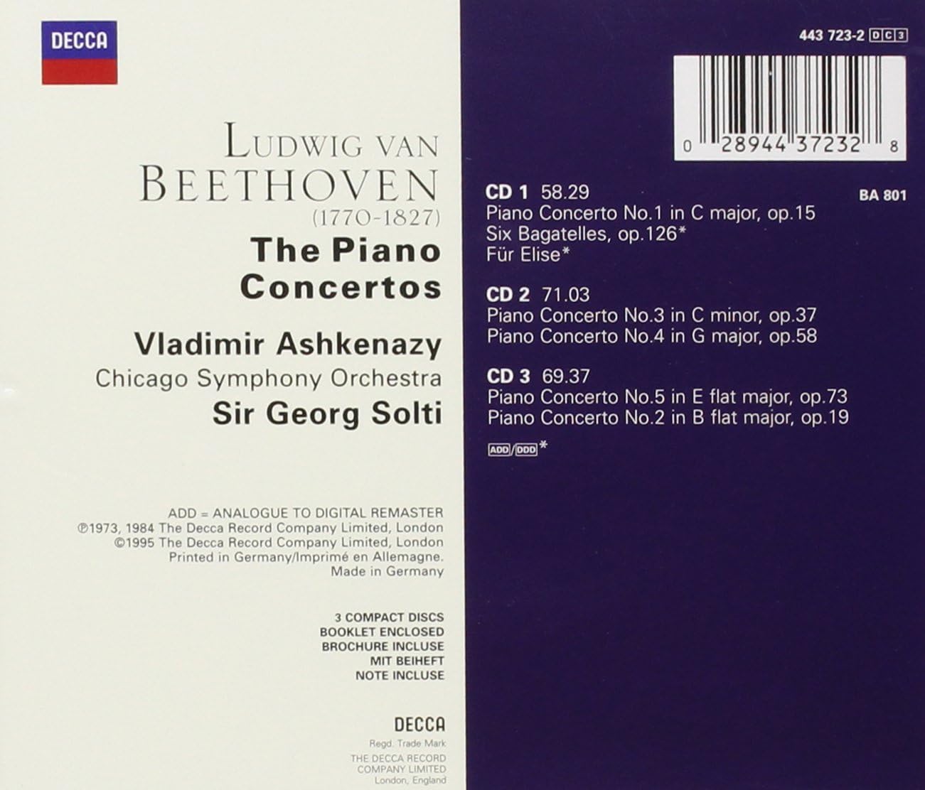 The Piano Concertos