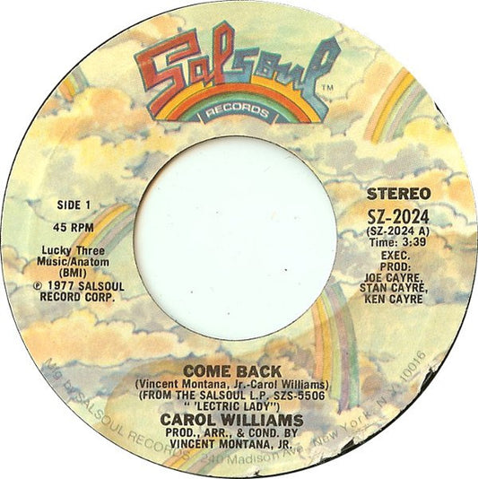 Come Back / This Time Maybe The Last Time