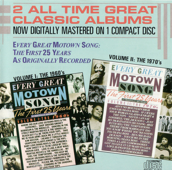 Every Great Motown Song The First 25 Years As Originally Recorded