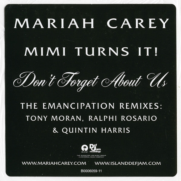 Don't Forget About Us The Emancipation Remixes