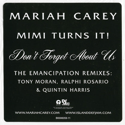 Don't Forget About Us The Emancipation Remixes