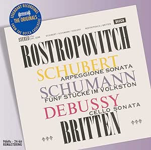 Arpeggione Sonata /  Funf Stucke Im Volkston /  Cello Sonata