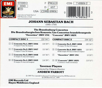 Die Brandenburgischen Konzerte / The Brandenburg Concertos / Les Concertos Brandenbourgeois