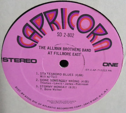 At Fillmore East