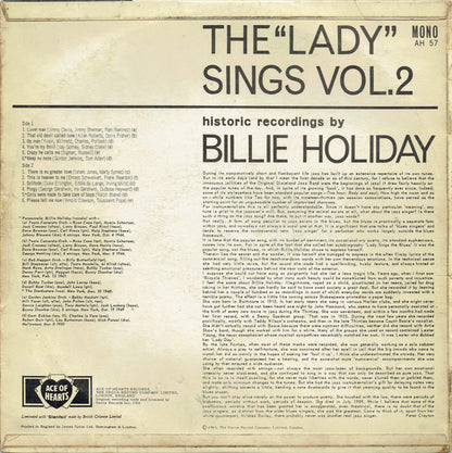 The Lady Sings Vol. 2