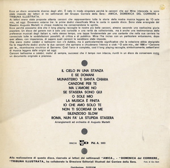 Le Più Belle Canzoni Italiane Interpretate Da Mina