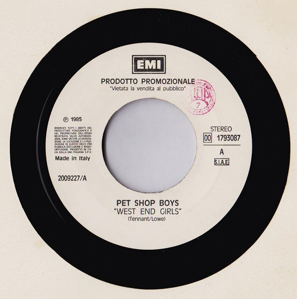 West End Girls / Living In The Background