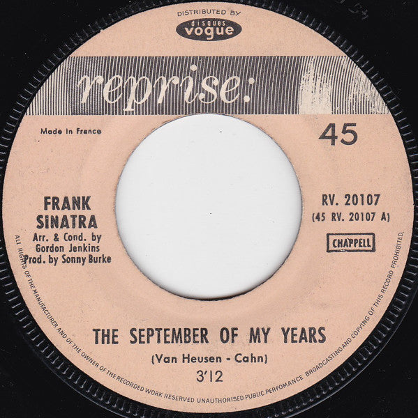 The September Of My Years / That's Life