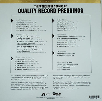 The Wonderful Sounds Of Quality Record Pressings