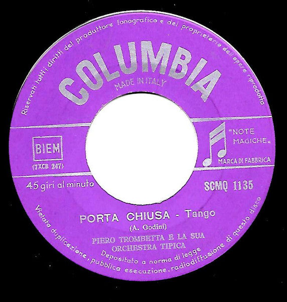 Porta Chiusa / Tango Del Cuore