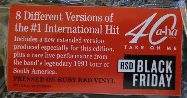 Take On Me Limited edition RSD