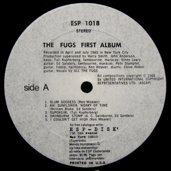 The Fugs First Album