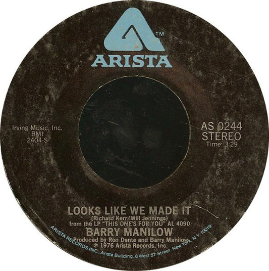 Looks Like We Made It / 		New York City Rhythm